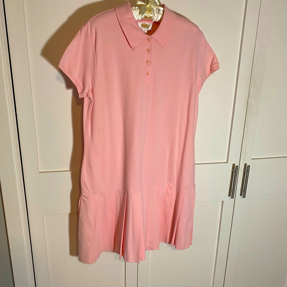 Talbots Brand New Collared Dress with Pleated Skirt